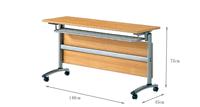 Table de bureau blanc, bureau de formation, simple, pas cher