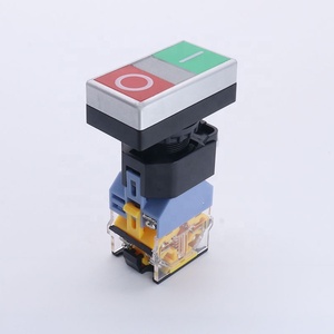 Nút hai vị trí LA38-11DRG công tắc hai vị trí màu đỏ và màu xanh lá cây bắt đầu dừng nút tự đặt lại 1no1nc 12V 24V 220V - Product Image 6