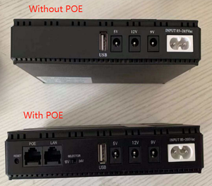 Stock Mini DC UPS Fuente de alimentación 12V Monofásico Litio <span class=keywords><strong>Backup</strong></span> 18650 Banco de energía de litio para enrutador Red de onda sinusoidal pura - Product Image 4