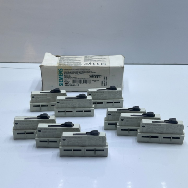 (Lot 9 Pcs) Circuit Breaker 3RV1901-1E Contact Block