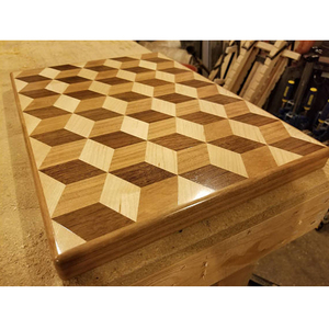 <span class=keywords><strong>Planche</strong></span> à découper en bois <span class=keywords><strong>de</strong></span> <span class=keywords><strong>cuisine</strong></span> 3D personnalisée pour parquet à grain en bout <span class=keywords><strong>Planche</strong></span> à découper à grain en bout - Product Image 5
