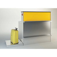 Comptoirs de départ pour aéroport en matériau Kandong de haute qualité, avec des comptoirs de remboursement de type défense multicolores