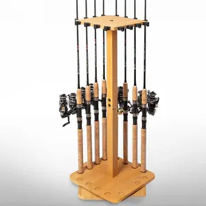 wooden fishing rod rack, wooden fishing rod rack Suppliers and  Manufacturers at