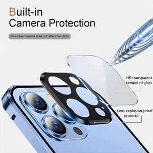 เคสโทรศัพท์กันกระแทกแบบโลหะพร้อมฟิล์มกระจกสองชั้นป้องกันการสอดแนม 360 องศา สำหรับ <span class=keywords><strong>iPhone</strong></span> 17 16 15 <span class=keywords><strong>14</strong></span> 13 <span class=keywords><strong>Pro</strong></span> <span class=keywords><strong>Max</strong></span> พร้อมฟิล์มกันรอยแบบป้องกัน<span class=keywords><strong>ค</strong></span>วามเป็นส่วนตัว - Product Image 4