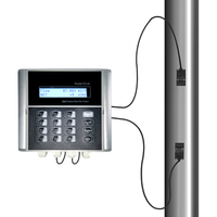 Débitmètre ultrasonique D116 RTD PT1000 LoRa personnalisable à fixation par pince pour tuyaux de 25 mm à 1200 mm, RS485 MODBUS, haute précision +/-1%, en plastique