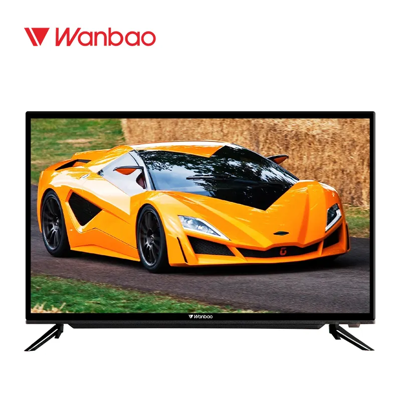 Wanbao/JAV brand OEM ODM Smart Television 43 Inch android system DLed Tv Smart 2K TV with tempered glass to protect TV