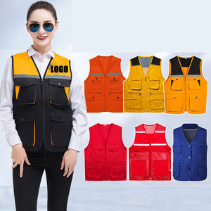 Chaleco de Malla Transpirable para Voluntarios, Fotógrafos y Barberos - Ropa de Trabajo Ligera de Alta Visibilidad con Bolsillos - Product Image 3