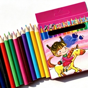 Venta al por Mayor de Lápices de Colores Ecológicos de Primera Calidad, 12 Colores, Suministro de Fábrica a Bajo Precio, OEM - Product Image 5