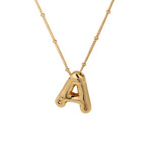 Vente en gros directe, collier alphabet ballon de haute qualité, nouveau produit en promotion, pour femmes - Product Image 1