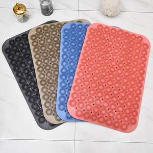 Alfombrilla de baño antideslizante moderna de 40-60 cm con columna de masaje para pelo largo y herramienta para eliminar la piel muerta, tapete para el suelo de la ducha para una limpieza eficaz de los pies. - Product Image 4