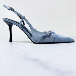 Z Europe et Amérique 2025, Nouveau Style de Sandales à Talon Haut, Bride Peu Profonde, Bout Évidé, Mode, <span class=keywords><strong>Mules</strong></span> Afrique - Product Image 5