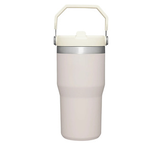 <b>Insulated</b> <b>Mug</b> 20oz 304 Stainless Steel Double Wall Vacuum Travel Cup With Straw Custom Logo - Product Image 5