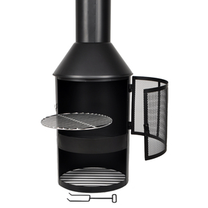 SEJR สวนระเบียงเตาผิงกับปล่องไฟการเผาไหม้ไม้และถ่านหิน - Product Image 3