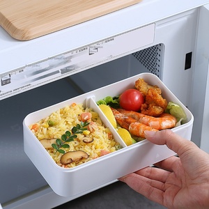 Dual-tầng hạt gỗ nắp cách nhiệt Bento hộp lò vi sóng an toàn ăn trưa container cho sinh viên hộ gia đình kín hộp Bộ đồ ăn - Product Image 4