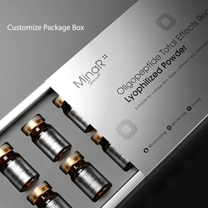 Autocollant à impression personnalisée Étiquettes et boîte de 2ml 5mg pour flacons de 2ml 3ml Boîte dure en carton pour médicaments Feuille d'or, Boîte en papier avec bac à blister - Product Image 2