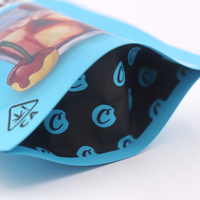 Sacs Doypack personnalisés YSH avec logo, emballage plastique 1 kg, qualité alimentaire standard allemande, sachets souples verticaux 21*27 cm pour bonbons bleus
