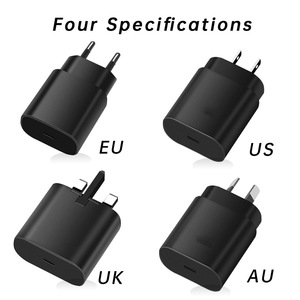 Adaptador de <span class=keywords><strong>cargador</strong></span> superrápido <span class=keywords><strong>original</strong></span> PD de <span class=keywords><strong>25W</strong></span>, Puerto PD tipo C de EU/US/UK/AU, carga rápida para Apple <span class=keywords><strong>iPhone</strong></span> Samsung S24Ultra S23ultra - Product Image 6