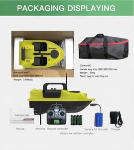 자동 반환 500m 원격 제어 미끼 캐스팅 보트 3 구획 GPS 포지셔닝 모델 독점 기능 - Product Image 4