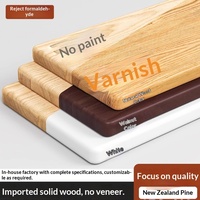 Étagères murales flottantes en bois décoratives modernes pour salle de bain, étagères murales en bois pour salon