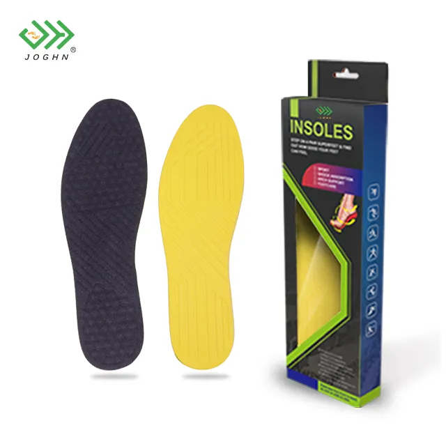 JOGHN Orthopedic Pu Shoe Inserts Arch Support Plantar Fasciitis Insoles Bunion Corrector Palmilhas Corretivas Orthotic Insoles