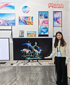 Thân thiện với môi năng động đèn nền 43 inch treo tường <span class=keywords><strong>LCD</strong></span> kỹ thuật số biển 1000 nits độ sáng cho quảng cáo hiển thị - Product Image 3