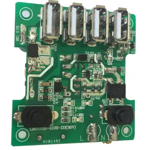 Oem Odm Custom Made 230V Naar 5V Mobiele 4 Usb Snelle Usb Muur Usb Lader Pcb