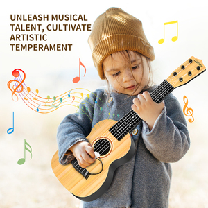 Ukulélé 21 pouces <span class=keywords><strong>à</strong></span> 6 cordes, petite <span class=keywords><strong>guitare</strong></span>, instrument de musique éducatif pour enfants, jouet musical pour débutants - Product Image 2