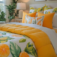 Ensemble de couette moderne en polyester 100% de style tropical de luxe Pengfei