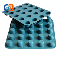 Planche de drainage alvéolée moderne en HDPE durable et imperméable, surface galetée, longueur 30m, épaisseur personnalisable pour pentes, jardins, barrages et espaces verts