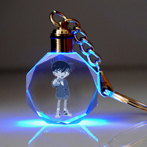 <strong>3d</strong> Laser Crystal <strong>Keychain</strong> with Light Crystal <strong>Keychain</strong> - Product Image 1