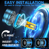 Großhandel LED-Scheinwerfer 140W 6000K Auto-Lichtzubehör LED-Scheinwerferbirne 9006 Ersatz für HID-Lampe zu LED-Scheinwerfern SENROBO K68S