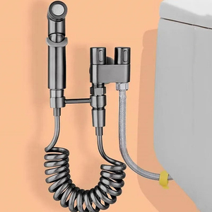 Pistolet de pulvérisation WC mural moderne en laiton écologique Superhome à haute pression, autonettoyant, garantie 5 ans - Offre Spéciale - Product Image 3