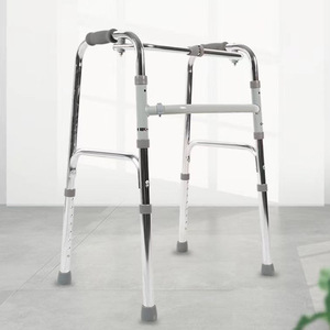 Déambulateur en alliage d'aluminium réglable en hauteur (76-94 cm) pour l'assistance à la marche et la rééducation - Product Image 1