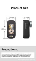 Caméra d'action en gros avec capteur CMOS HD 4K et Wi-Fi pour le cyclisme, les sports, la moto, la course, l'escalade, la marche et la prise de vue, enregistreur de pouls