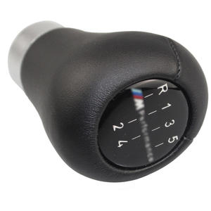 Pommeau de levier de vitesse BMW 5 ou 6 vitesses en cuir ergonomique pour transmission manuelle – Pièce de rechange - Product Image 4