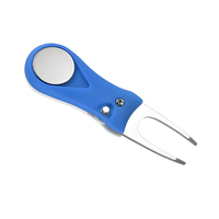Fourche de golf personnalisée coulée sous pression Divot réparation fourche Switchblade outil en alliage de zinc métal balle marqueur Services d'usinage inclus