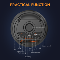 SING-E ZQS9024WX Haut-parleur portable Bluetooth d'extérieur de 4 pouces avec micro, plusieurs couleurs disponibles, batterie intégrée et subwoofer haute puissance
