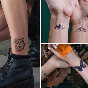 Kéo dài 15 ngày không nước hình xăm 100% thực vật dựa trên nước trái cây mực thảo dược bán vĩnh viễn tạm thời hình xăm Sticker - Product Image 5