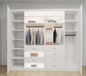 Armarios de Dormitorio Modernos de Madera Personalizados al por Mayor, Muebles con Puertas para Comedor, Sala de Estar, Escuela, Opciones Personalizables - Product Image 2