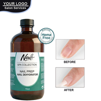 Préparateur d'ongles 500 ml OEM ODM 2026, déshydratant, sans HEMA, base coat, primer pour poudre acrylique et gel UV