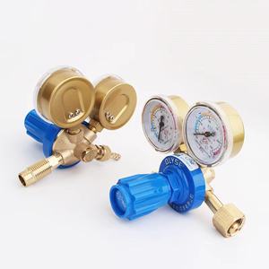 일반 산소 조절기 감속기 미그 유량계 압력 가스 고체 황동 용접 적합 빅터 가스 토치 절단 - Product Image 5