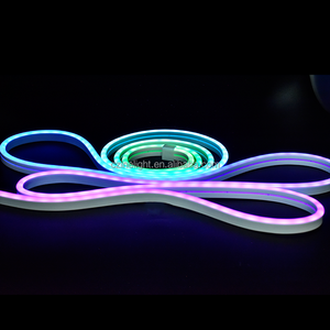 Tira de Luces LED <span class=keywords><strong>RGBIC</strong></span> Inteligente Direccionable de 12v 24v SMD3535 96Leds/m, Color RGB Completo 6*12, Resistente al Agua IP65, Control Remoto a través del Teléfono Móvil - Product Image 2