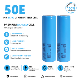Victpower INR21700 50E 3.6V-5000mAh Grade A Cilindrische Lithium-Ion Batterij voor Consumentenelektronica - Product Image 2