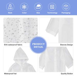 Imperméable pliable en EVA pour travailleurs industriels, résistant, réutilisable, écologique, en tissu imperméable personnalisé, tendance, pour l'extérieur - Product Image 4