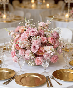 Flores e Plantas Decorativas OEM para Casamentos, Centros de Mesa para Eventos, Bolas de Flores de Seda Artificial, Suprimentos para Decoração de Casamento - Product Image 6