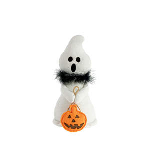 Nueva muñeca de Halloween con bufanda Spooky <span class=keywords><strong>Ghost</strong></span> Goblin estatuilla de felpa Halloween Night Horror decoración regalo ornamento - Product Image 5