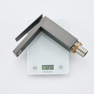 Grifos de Lavabo de Cobre para Proyectos de Construcción Hotelera, Color Gris Metálico, con Núcleo de Cerámica Elevado, Venta al Por Mayor - Product Image 1