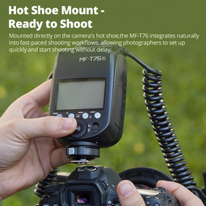 Godox MF-T76 Macro Twin Flash TTL HSS 2.4G sans fil 76Ws Flash portable pour appareil photo - Product Image 5