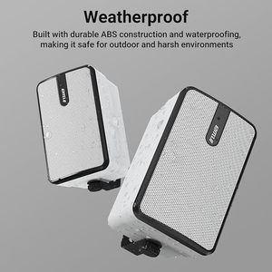 Altavoz Inwa Actualizado V2.1 para Montaje en Pared Exterior, IPX5 Impermeable, Bajos Potentes, Uso en Cine en Casa y Computadora, Batería Incluida - Product Image 4