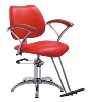 Ensemble de meubles de Salon de coiffure, chaise de style noire avec roue de poulpe